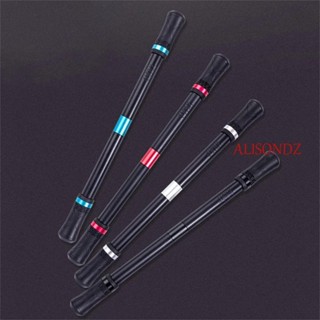 Alisondz Twirling Pen โรงเรียน สํานักงาน ซัพพลาย กันลื่น สวมนิ้ว เล่นสปินเนอร์ ของเล่นคลายเครียด คลายเครียด ปากกาสปินเนอร์