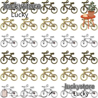 Lucky จี้สร้อยข้อมือ โลหะผสมเงิน สําหรับเล่นกีฬา ปั่นจักรยาน