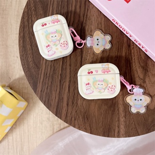 Keqian เคสหูฟังซิลิโคน แบบนิ่ม กันกระแทก ลายเค้ก สําหรับ AirPods 1 2 3 Pro Pro 2 1 2 3 Pro