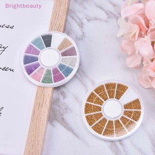 Brightbeauty ลูกปัดพลอยเทียม 3D สําหรับตกแต่งเล็บ DIY