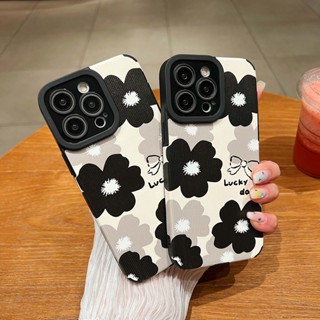 Black Flowers เคสซิลิโคน Samsung S22 Ultra S23Ultra S20 A50S A11 S20 FE เคส S10 A73 5G A51 A71 soft phone cases for Samsung Galaxy A21S A52S A12 A32 LITE A50 S23 S21 S20PLUS Samsung เคส A03S A30S A53 A52 A01 A20S 4G cases