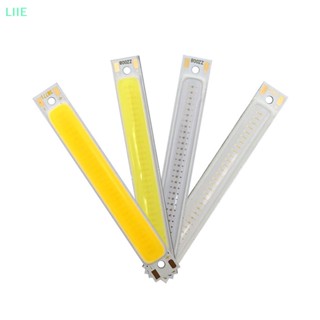 Li แถบไฟ LED COB 3V-4V DC 60 มม. 8 มม. 1W 3W สีขาว ฟ้า แดง สําหรับจักรยาน DIY