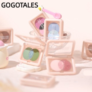 Gogotales พาเลทอายแชโดว์ สามสี เนื้อแมตต์ สีเทามุก