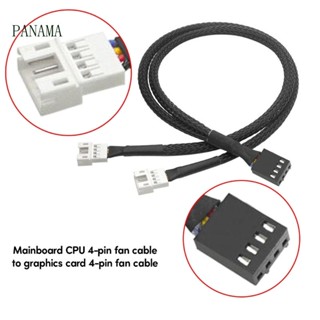 Nama อะแดปเตอร์แยกพัดลม 4pin PWM 4pin 1 to 1 2Ways สําหรับคอมพิวเตอร์ CPU