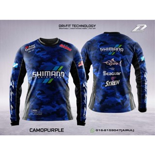 เสื้อกีฬาแขนยาว Shimano Murah ป้องกันแดด