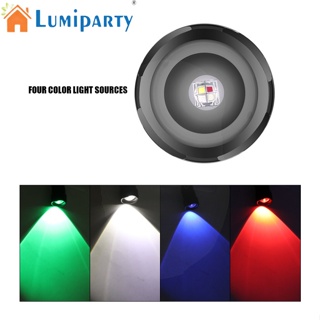 Lumiparty 4 in 1 ไฟฉาย LED มัลติฟังก์ชั่น สีแดง สีเขียว สีม่วง สีขาว สําหรับโคมไฟตกปลากลางแจ้ง