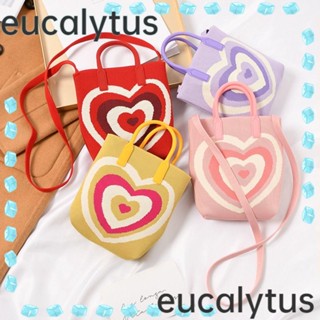 Eucalytus1 กระเป๋าสะพายไหล่ กระเป๋าถือ กระเป๋าช้อปปิ้ง ลายเรขาคณิต แต่งสายโซ่คล้องข้อมือ