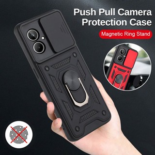 Push Pull Slide Camera Casing For Huawei Nova 11i 11 10 Pro 10Pro 10SE 11Pro Nova10 Nova11i Nova11Pro Protect Phone Case Armor Shockproof Casing Stand Holder Heavy Hard Back Cover