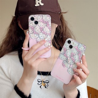 เคสโทรศัพท์มือถือ Tpu ลายการ์ตูนแมวคิตตี้น่ารัก สีชมพู สําหรับ Redmi 9 9C 9T 9A Note 8T K50 Ultra K40 Gaming K60 Pro 10 5G 2022 Xiaomi Mi 12 13 Pro 12T 11T 11 Lite 10 10T 12 Lite