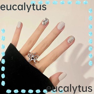 Eucalytus1 เล็บปลอม หัวสี่เหลี่ยม ถอดออกได้ DIY