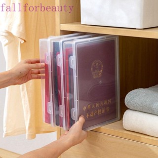 Fallforbeauty กล่องเก็บเอกสาร กันฝุ่น แบบใส กันชื้น ทนต่อการสึกหรอ