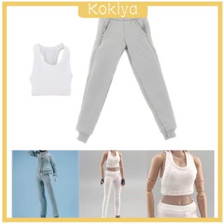 [Kokiya] เสื้อกั๊ก และกางเกง แฮนด์เมด ขนาดเล็ก 6 นิ้ว สําหรับตุ๊กตา 1/12 2 ชิ้น