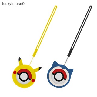 Luckyhouse0^^ เคสซิลิโคน ลายการ์ตูนโปเกม่อน กันกระแทก พร้อมเชือก สําหรับ Pokémon Go Plus +