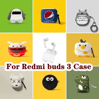 【จัดส่งรวดเร็ว】เคสหูฟัง แบบนิ่ม ลายการ์ตูนเป็ด สําหรับ Redmi buds 3 Redmi buds 3