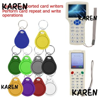 Karen 10 ชิ้น NFC แท็ก RFID เขียนซ้ําได้ คีย์การ์ด