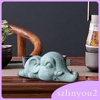 [szlinyou2] ฟิกเกอร์หินทราย รูปสัตว์ ชาเขียว ขนาดเล็ก DIY สําหรับตกแต่งห้องนอน ของที่ระลึก