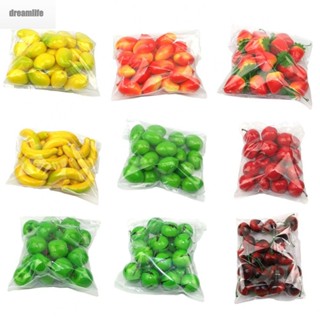 【DREAMLIFE】Variety Artificial Fruits Plastic Fake Fruit Kitchen Table DIY Home Decoration