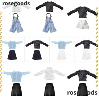 Rosegoods1 เสื้อโค้ทยีน ขนาด 11.5 นิ้ว 1/6 อุปกรณ์เสริม สําหรับตุ๊กตา