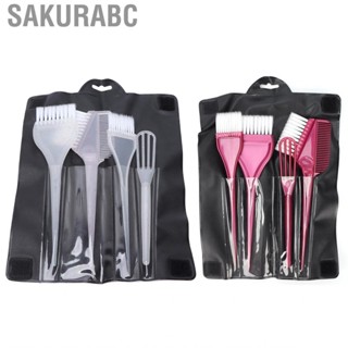 Sakurabc Hair Color Brush Set Professional Dyeing Coloring Applicator With Sto