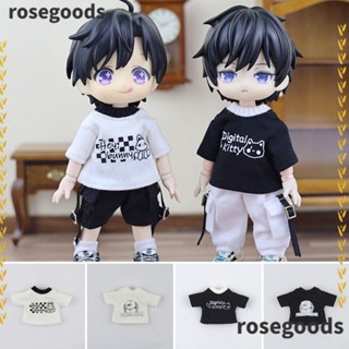 Rosegoods1 ชุดเอี๊ยมกางเกงขายาว หลากสี สําหรับตุ๊กตา 1/11 1/12