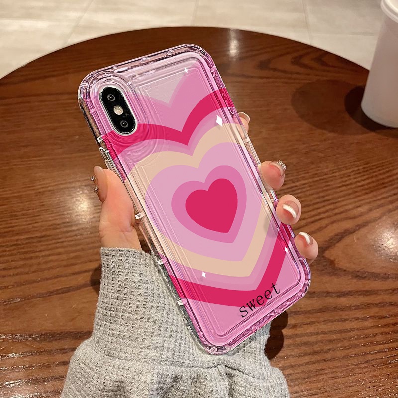 Love HeartถุงลมนิรภัยสำหรับVivo Y11 Y12 Y15 Y17 Y20 Y19   Y22 Y22s Y33s Y35 V21 V25 ราคา ถูกที่สุด ดีลบีเคเค แกลเลอรีภาพที่ 3