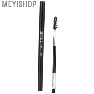 Meyishop Beard Filling Pen Kit Sweat Proof Black Long Lasting  With