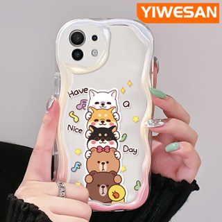 เคสโทรศัพท์มือถือใส แบบนิ่ม ลายการ์ตูนสัตว์ กันกระแทก สําหรับ Xiaomi 12T Pro 11 Lite 5G NE 12 Lite