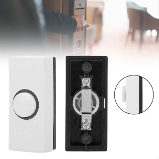 New 1pc White Mini Plastic Exit Switch Doorbell Push Button Switch