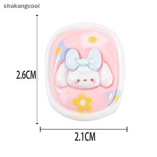 SANRIO Shakangcool เครื่องประดับเรซิ่น รูปการ์ตูนซานริโอ้น่ารัก DIY สําหรับตกแต่งโทรศัพท์มือถือ 5 ชิ้น