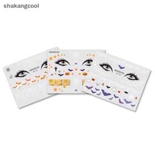 Shakangcool สติกเกอร์รอยสักชั่วคราว ลายแมงมุม ฮาโลวีน กันน้ํา สําหรับเด็ก