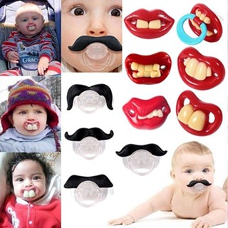 Kids Funny Lip Teeth Mustache Baby Infant Pacifier Orthodontic Dummy Nipples Clearance sale