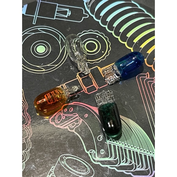 [CONTENTS 10 ชิ้น] KM TANCAP T10 5W BULB KILOMETER LIGHT BULB T10 CITY BULB 12V 5W