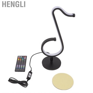 Hengli Musical Note Table Lamp Smart Wick for Living Room Bedside  Bedroom 