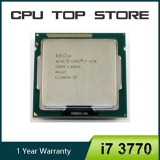 หน่วยประมวลผล CPU intel Core i7 3770 3.4GHz SR0PK Quad-Core LGA 1155 มือสอง