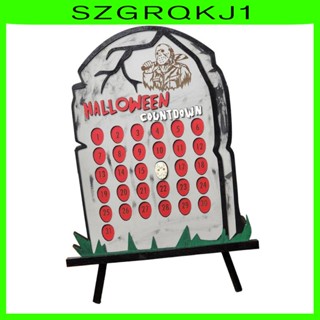 [szgrqkj1] ปฏิทินฮาโลวีน สําหรับตกแต่งบ้าน วันหยุด