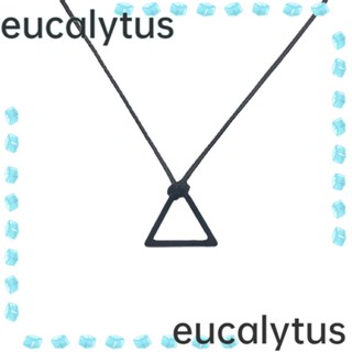 Eucalytus1 จี้แหวนสามเหลี่ยม แบบดึง โลหะ เครื่องประดับ สําหรับผู้หญิง