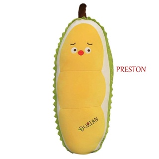 Preston หมอนตุ๊กตานุ่ม รูปไก่ทุเรียน สีเหลือง ของขวัญ สําหรับตกแต่งบ้าน