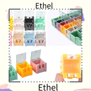 Ethel1 กล่องพลาสติก SMD อุปกรณ์เสริม สําหรับจัดเก็บชิ้นส่วนอิเล็กทรอนิกส์ 5 10 20 ชิ้น