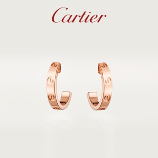 [พร้อมกล่องบรรจุภัณฑ์] พร้อมส่ง Cartier Cartier LOVE Series ต่างหูโรสโกลด์ สีขาว สีทอง