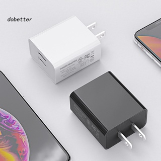 &lt;Dobetter&gt; อุปกรณ์ชาร์จ USB พื้นผิวเรียบ น้ําหนักเบา สําหรับเดินทาง