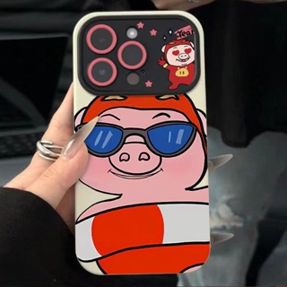 ใหม่ เคสโทรศัพท์มือถือ ซิลิโคนนิ่ม ลายหมูตลก UMVF สําหรับ Iphone 14promax 13pro 12 11 7p