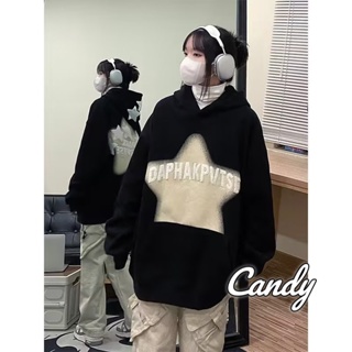 Candy Kids  เสื้อผ้าผู้ญิง แขนยาว เสื้อฮู้ด คลุมหญิง สไตล์เกาหลี แฟชั่น  สไตล์เกาหลี Korean Style รุ่นใหม่ ทันสมัย A98J27G 36Z230909