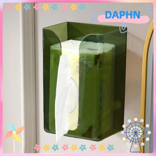 Daphs กล่องเก็บทิชชู่ ผ้าเช็ดปาก ทรงสี่เหลี่ยมผืนผ้า แบบติดผนัง สําหรับห้องครัว