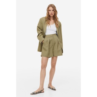 H&amp;M  Woman Linen-blend shorts 1158128_1