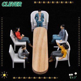 Clever โมเดลเก้าอี้โซฟา ของเล่น ของขวัญ สําหรับตกแต่งบ้านตุ๊กตา