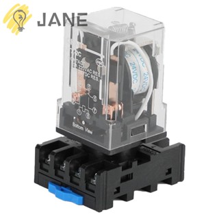 Jane บอร์ดรีเลย์ควบคุมแม่เหล็กไฟฟ้า AC 24V 8 Pin DPDT JTX-2C