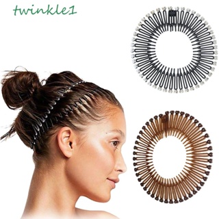 Twinkle1 ที่คาดผม พลอยเทียม หรูหรา เครื่องประดับผม ล้างหน้า แม่ ของขวัญ ที่คาดผมฟัน หวีผมเกาหลี