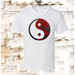 [S-5XL] เสื้อยืดแขนสั้นลําลอง พิมพ์ลาย Tai Chi Bagua Array สําหรับผู้ชาย