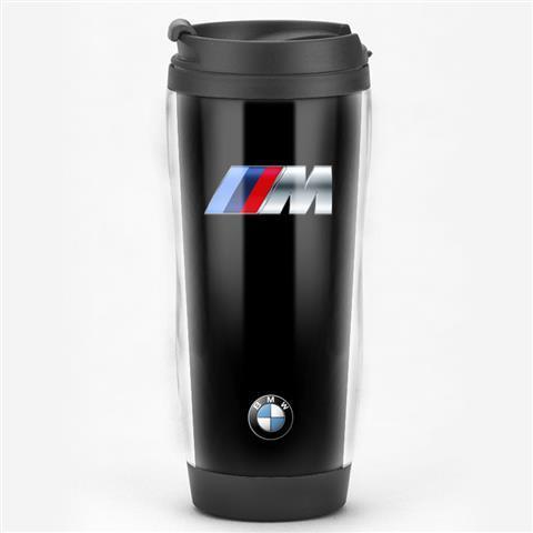 BMW M POWER LOGO Water Cup Car Shop Custom Gift 304 Stainless Steel Double-layer Insulated Bottle M1