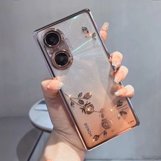 OPPO RENO 8 T 8T 4G 5G Reno 10 Pro Plus 5G เคส OPPO RENO 7Z 8 Z 8Z 5G 5 6 5G เคส  เคสโทรศัพท์มือถือ ป้องกัน ปิดด้านหลัง วิบวับ หรูหรา สําหรับ